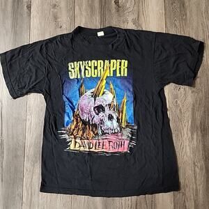 Vintage 1988 David Lee Roth Shirt Skyscaper Size XL